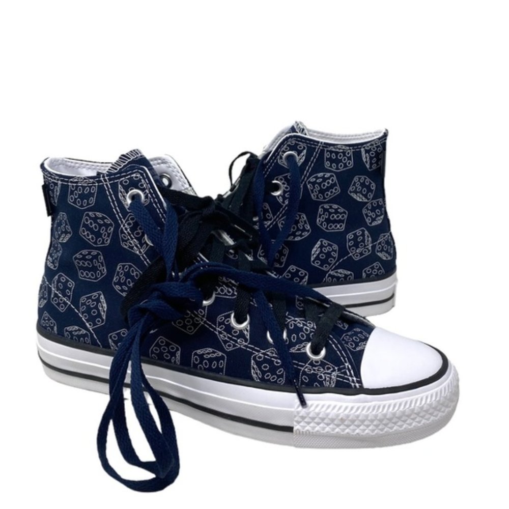 Converse CONS Chuck Taylor Pro Casual Women Sneakers High Top Shoes Navy A03222C - Picture 7 of 10